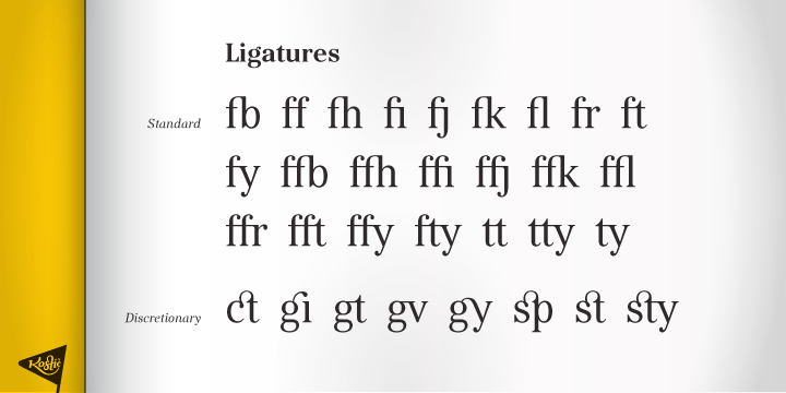 Przykład czcionki Kostic Serif Medium